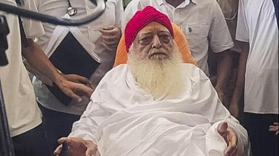 Asaram is serving a life sentence in two rape cases of Gujarat and Rajasthan (PTI FILE)