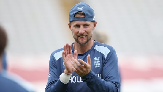 Joe Root during a practice session.