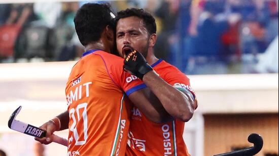 The Indian teams wore saffron jerseys at the World Cup last month. (AP)
