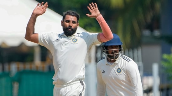 EZ vs SZ LIVE Score, Day 3, Duleep Trophy 2026 Final: Mohammed Shami struck shortly after the lunch break