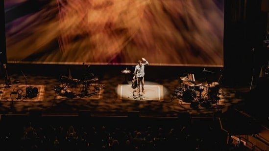 Ray LaMontagne performs during his Trouble 20th Anniversary Tour.
(Image credit- Ray LaMontagne Instagram)