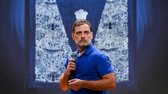 Leader of Opposition in the Lok Sabha and Congress leader Rahul Gandhi 
