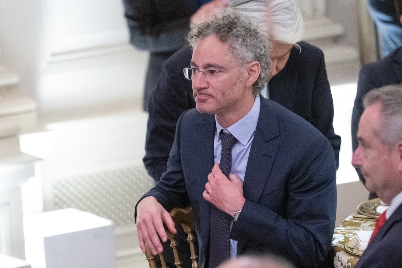 Alex Karp, CEO of Palantir Technologies, at a White House event in March. Alex Karp, CEO of Palantir Technologies, at a White House event in March.