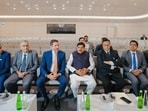Madhya Pradesh Chief Minister Mohan Yadav visits headquarters of BEEAH Group, the Sustainability and Waste Management Organisation, in Sharjah on Tuesday. (@DrMohanYadav51 X/ANI Photo) 