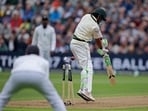 Pakistan's Babar Azam gets bowled out by England's Josh Tongue(Action Images via Reuters)