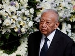 Former Hong Kong Chief Executive Tung Chee-hwa attends the funeral of Cheng Yu-tung, founder of Hong Kong property group New World Development, in Hong Kong, China October 13, 2016. 