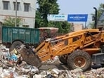 In Hansi, an FIR was registered against 18 people for allegedly obstructing sanitation work, while 11 regular sanitation employees were served show-cause notices for remaining absent. (HT File)