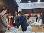 India’s state-run National Industrial Corridor Development Corporation Ltd (NICDC) is also participating in the event. (X/nicdc01)
