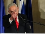 Israeli Prime Minister Benjamin Netanyahu delivers a statement to members of the press, in Jerusalem, September 8, 2026.