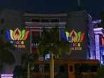 Gram it: As vehicles move on the road near the Rail Bhavan, it's difficult to not spot how the buildings in this part of the city are illuminating with decorative lighting and projection displays ahead of the 18th BRICS Summit 2026. The summit is scheduled to take place at Bharat Mandapam on September 12 and 13.