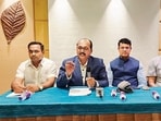 Photo (L to R) : Prahlad Daund, . Prashant Kulkarni, Nitin Kadam and Durgesh Mangeshkar. (HT)