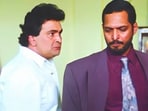 Nana Patekar and Rishi Kapoor in a still from Hum Dono.