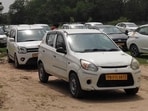 The action comes in the backdrop of a nearly 100-day protest, including a 16-day hunger strike, by the Chandigarh Tricity Driver Union and Jai Durga Auto-rickshaw Welfare Association. (HT File)