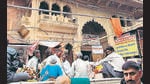 The Banke Bihari Temple in Vrindavan. (File Photo)