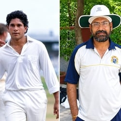 Sachin Tendulkar during the Manchester Test and Gursharan Singh