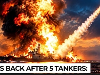 IRGC claims 20 ships targeted after US destroys five of its tankers