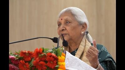 Governor Anandiben Patel (HT File Photo)