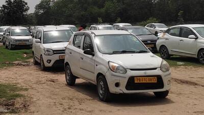The action comes in the backdrop of a nearly 100-day protest, including a 16-day hunger strike, by the Chandigarh Tricity Driver Union and Jai Durga Auto-rickshaw Welfare Association. (HT File)