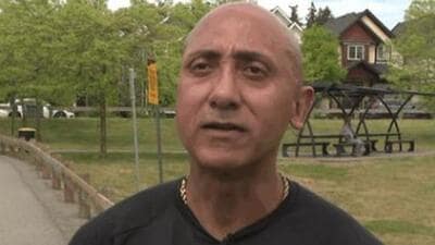 The arrest of 50-year-old Kalwinder Dosanjh (in picture), a serving officer of the Vancouver Police Department (VPD), was announced by the force’s chief. The arrest of 50-year-old Kalwinder Dosanjh (in picture), a serving officer of the Vancouver Police Department (VPD), was announced by the force’s chief.