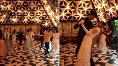 A social club hosted a Bridgerton-inspired ball in Bengaluru. (Instagram/@togetherapp.in)