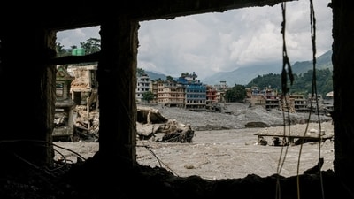 The August flood was of a type that’s even more rare than glacial lake outburst floods, or GLOFs, and unlikely to be examined in risk assessments for existing projects. The August flood was of a type that’s even more rare than glacial lake outburst floods, or GLOFs, and unlikely to be examined in risk assessments for existing projects.