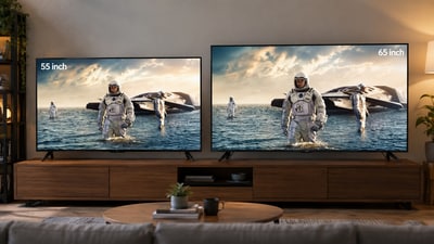 My 65-inch upgrade made me rethink everything from TV placement to where I sit for the best experience. (AI Generated) My 65-inch upgrade made me rethink everything from TV placement to where I sit for the best experience. (AI Generated)