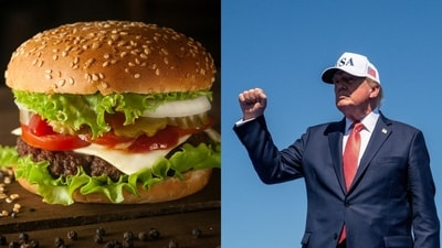 President Donald Trump announced the US was going to import meat without initially saying where this meat would be from. Image of burger for representational purposes. (Unsplash, Bloomberg)