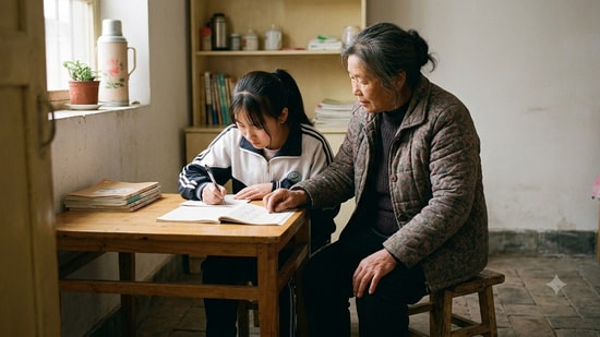 The woman started taking care of her granddaughter after her son’s divorce.