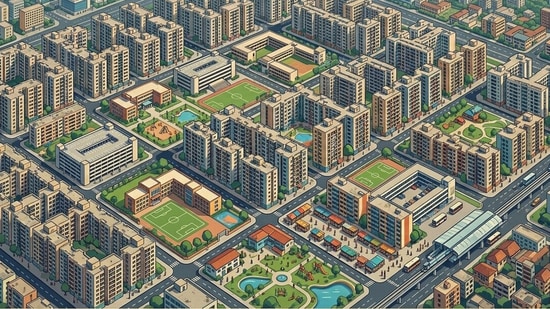 Nashik real estate update: MHADA has put 324 affordable homes for sale in the Nashik region, priced between  ₹11 lakh and  ₹27 lakh (Picture for representational purposes only) (Gemini Generated Photo)