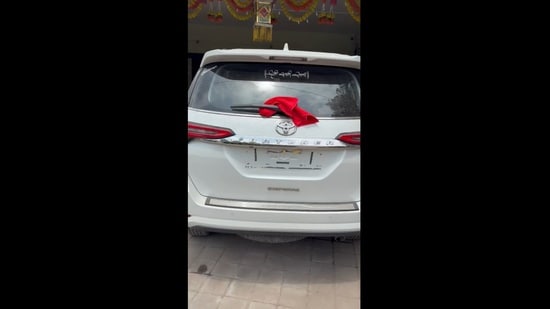 RTO officials inspected the vehicle on Tuesday and found illegal wiring and alterations linked to the concealing mechanism. (HT)