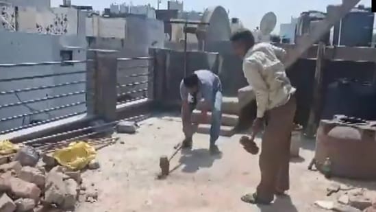 Crackdown begins after CM's bulldozer order; demolition resumes in Satya Niketan