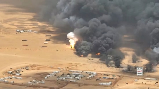 Yemen's Iran-backed Houthis and Saudi-backed, internationally recognised government forces have been fighting for days over control of Bab al-Mandab on the Red Sea. (AFP)