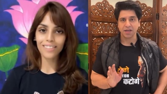 Rhiya Ahir urged Poonawalla to “leave women alone”, while referring to him as “uncle” and claiming he was “twice her age.”(X: @Rhiyahir/ @@Shehzad_Ind)