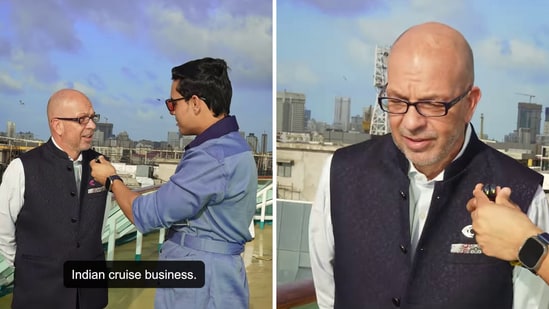 Jurgen Bailom is the Austria-born CEO of Waterways Leisure Tourism Limited. (Instagram/navan.jaiswal)