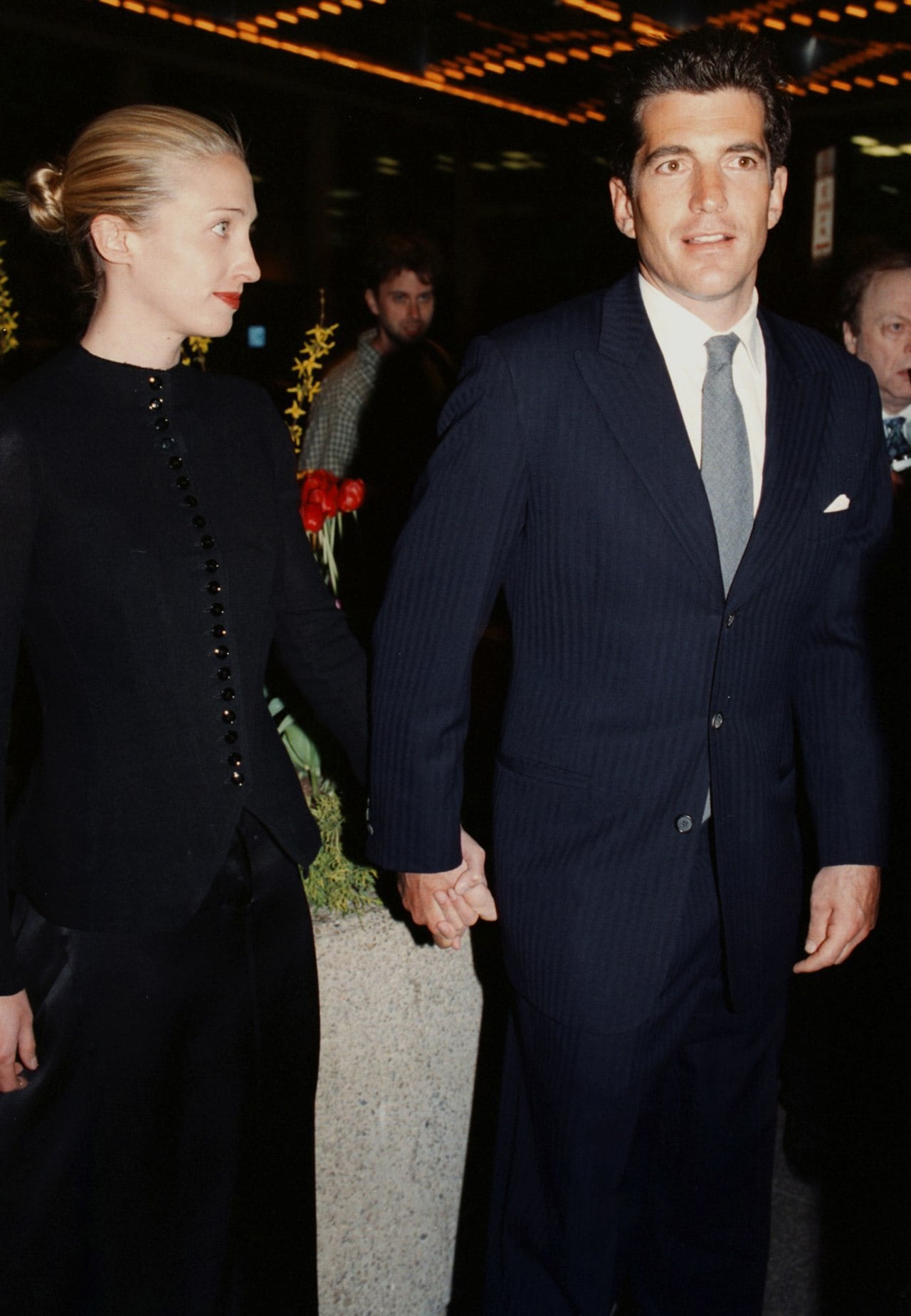 Carolyn Bessette Kennedy and John F. Kennedy Jr. at the restaurant in the 1990s.