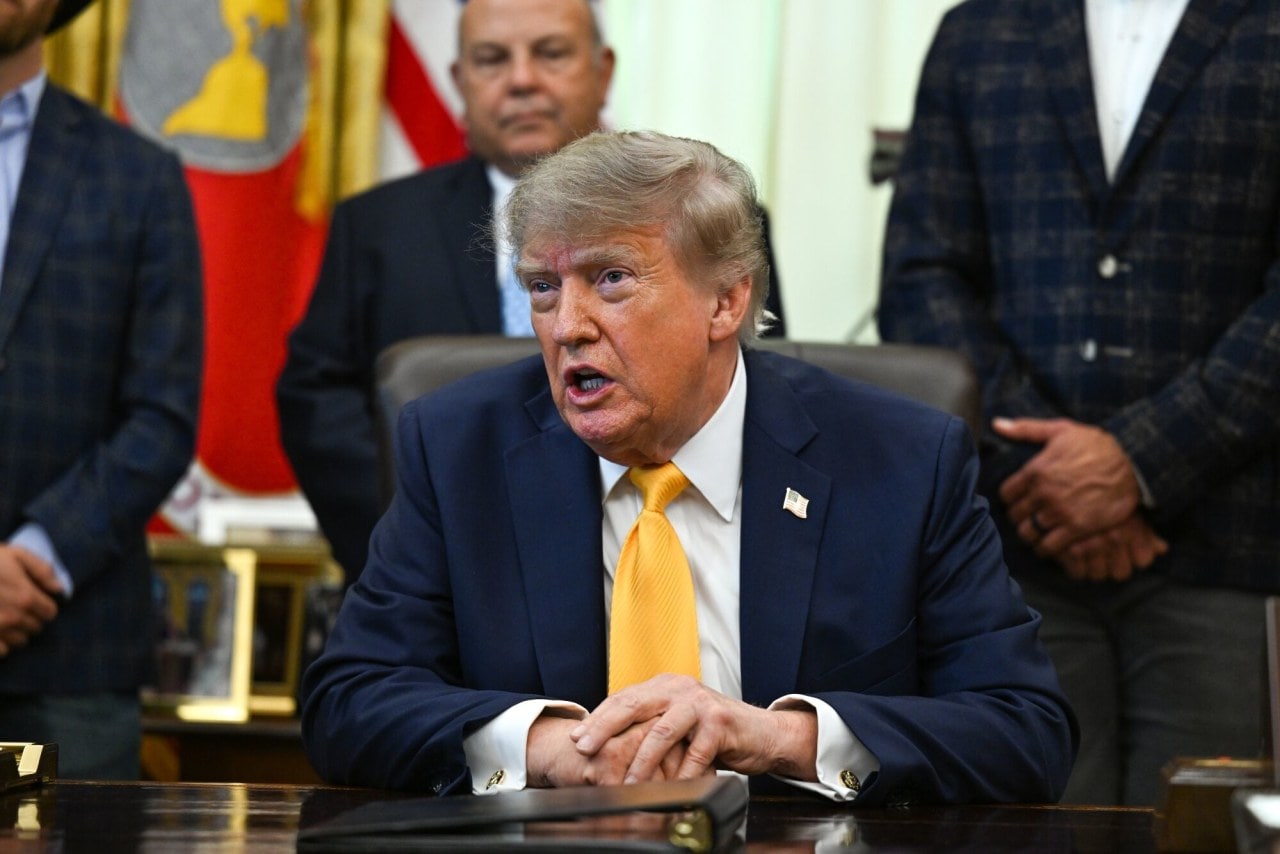 President Trump speaking in the Oval Office last week. President Trump speaking in the Oval Office last week.