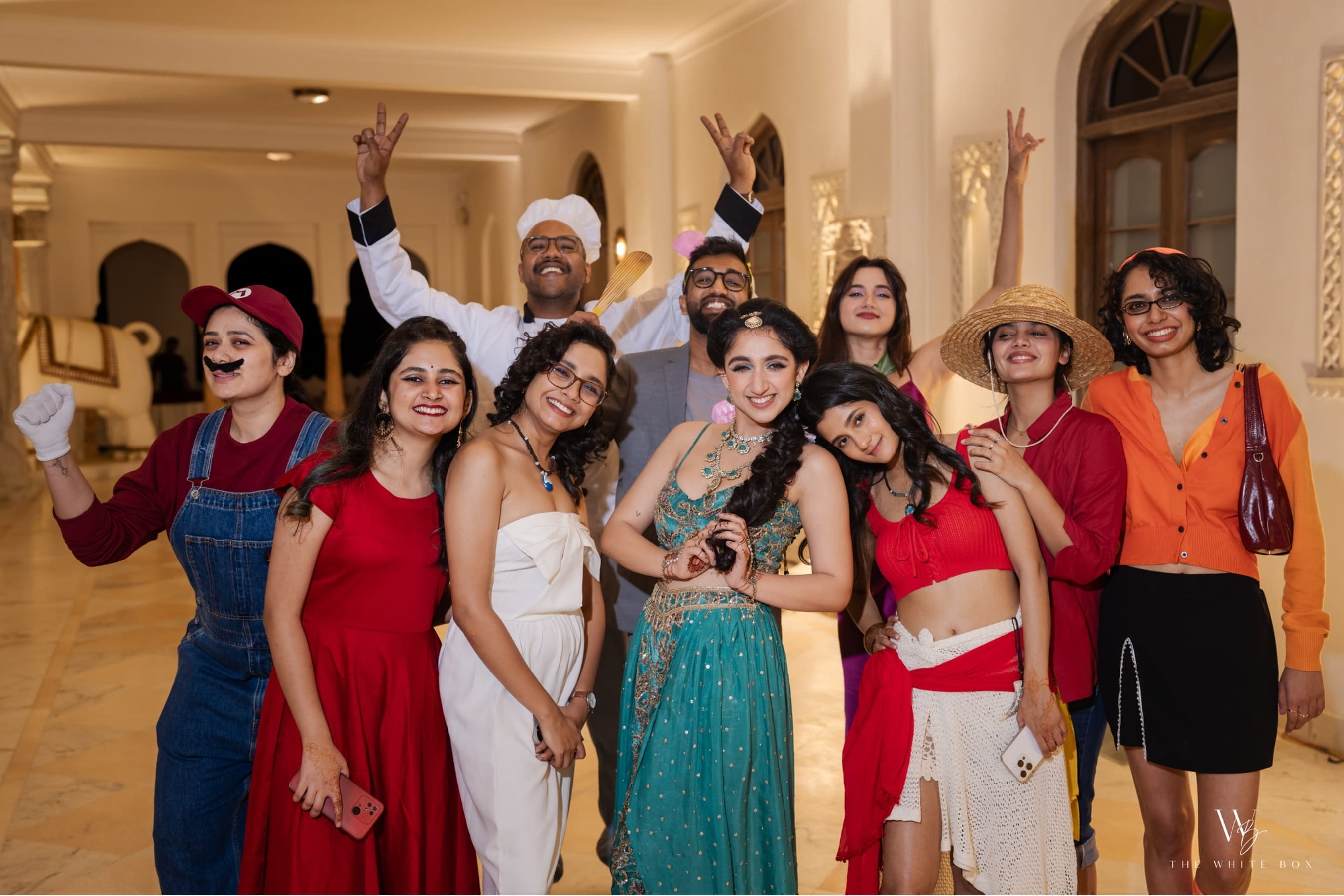 Couples are reshaping wedding customs to reflect their personalities, as seen in Sanjeeta Bhattacharya's and Raag Sethi's pop culture-inspired celebration. (The White Box)