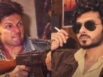 Ali Fazal and Divyenndu's 80s retro avatar.