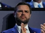 US Vice President JD Vance applauds as he attends the Republican National Midterm Convention at the American Airlines Center in Dallas, Texas on September 9.(AFP)