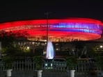 Gram it: Bharat Mandapam is illuminated as Delhi gets ready to host the BRICS Summit 2026. This venue, along with other parts of the city are glowing with decorative lights ahead of the three-day Summit, scheduled from September 11 to 13.