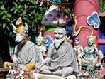 Statues of characters from the Jataka Tales at Wat Muang in the Ang Thong province of Thailand. (Shutterstock)