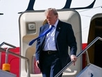 After reporters asked whether Trump was sure the jet was safe to fly, the US President said: "Yeah, I am, or I wouldn't be on it."