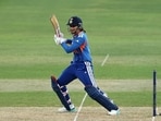 Smriti Mandhana eager to get off the blocks. Smriti Mandhana eager to get off the blocks.