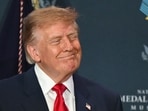 President Donald Trump arrives at the National Medal of Honor Museum, Thursday, Sept. 10. 