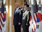 President Trump with South Korean President Lee Jae Myung in South Korea last year.
