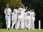 The Pakistan U19 team during its red-ball game against England U19 The Pakistan U19 team during its red-ball game against England U19