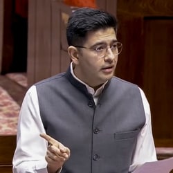 Raghav Chadha on Thursday took a "heartbroken lover" swipe at the Aam Aadmi Party (AAP). 