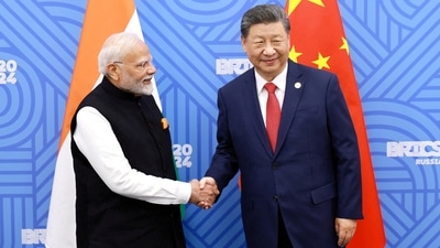 Chinese President Xi Jinping will visit India for the first time in nearly seven years to attend the 18th BRICS Summit in New Delhi on September 12-13, China’s foreign ministry said on Thursday (In picture: PM Modi with Xi Jinping) (Reuters)