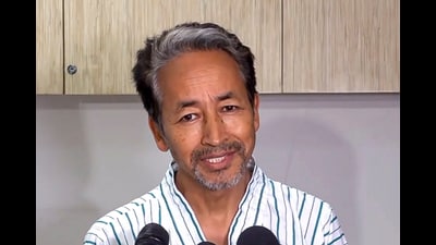 Climate activist Sonam Wangchuk (PTI) Climate activist Sonam Wangchuk (PTI)