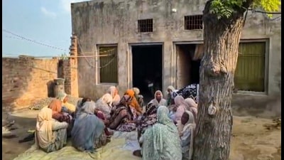 The family said they will not hold the customary ‘bhog’ ceremony and collect ashes until they get justice in the matter. (PTI) The family said they will not hold the customary ‘bhog’ ceremony and collect ashes until they get justice in the matter. (PTI)